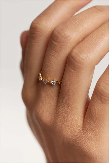 Δαχτυλίδι Victoria Ασήμι 925 Επιχρυσωμένο PDPAOLA AN01-199-14 - themelidisjewels